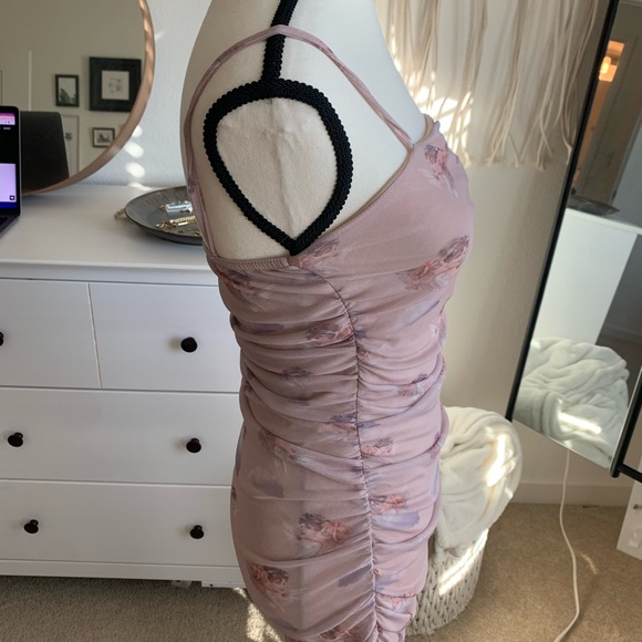 Daisy street Angel pattern mesh dress (US 2) - Picture 5 of 7